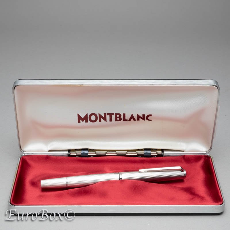 モンブラン 万年筆 1266 スターリングシルバー MONTBLANC 1266 Chased Sterling Silver - Euro Box