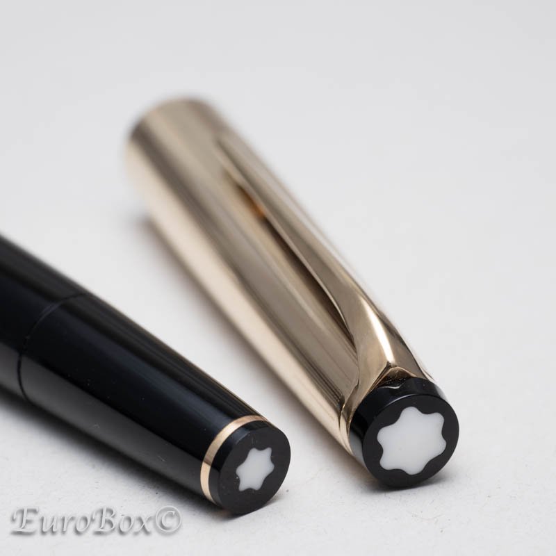 モンブラン 万年筆 マイスターシュテュック No.74 ブラック MONTBLANC Meisterstuck No.74 Black - Euro  Box