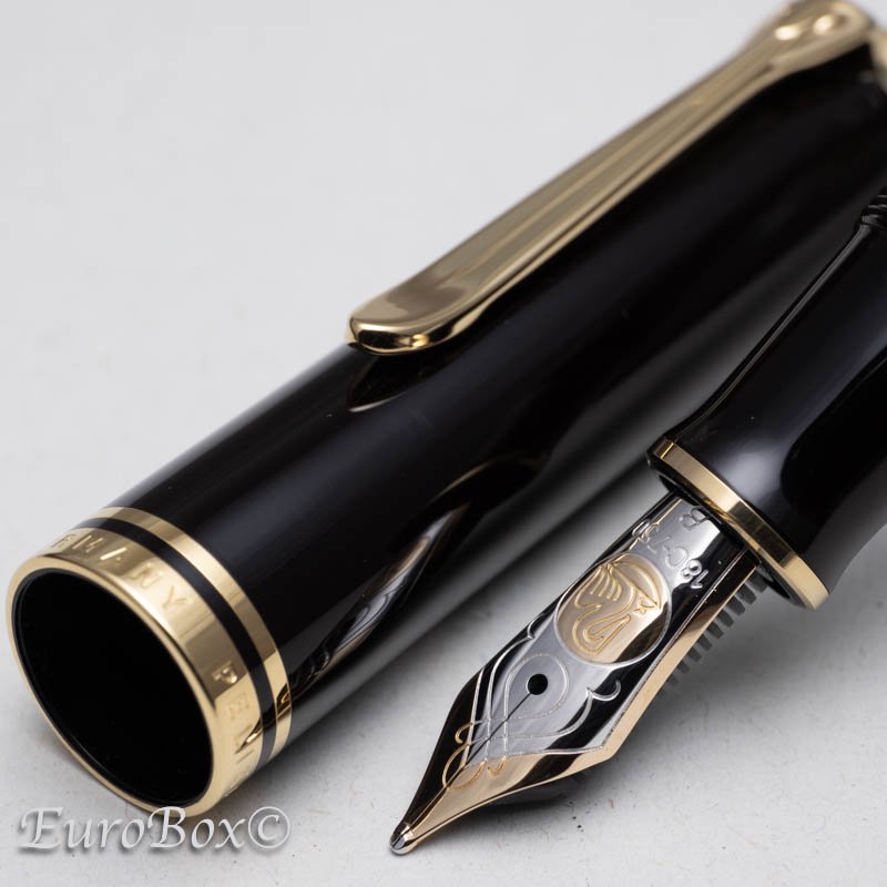 ペリカン 万年筆 スーベレーン M800 茶縞(ブラウンストライプ) Pelikan Souveran M800 Brown Stripe -  Euro Box