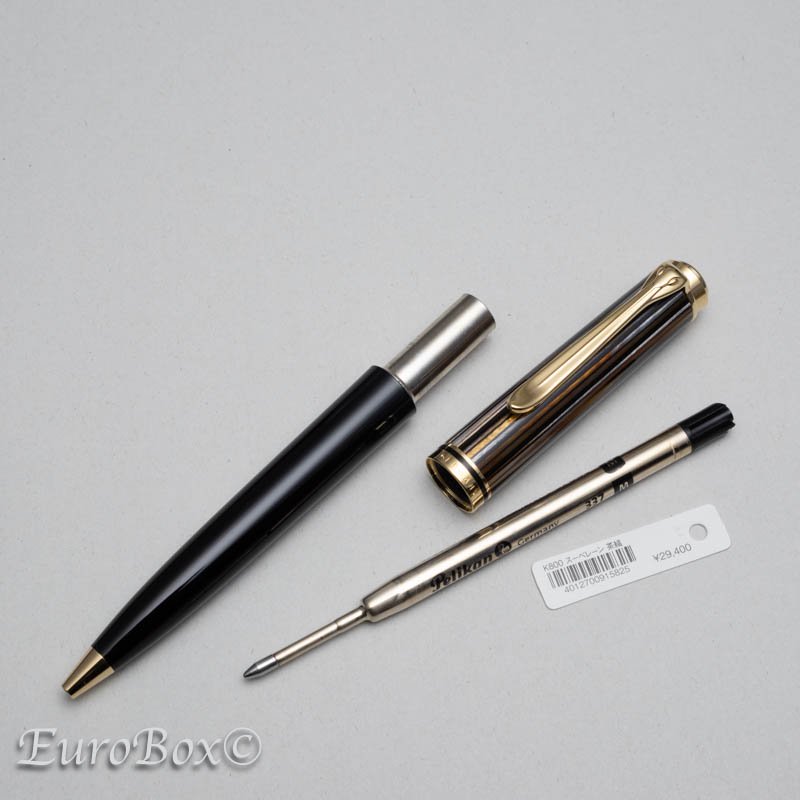 ペリカン ボールペン スーベレーン K800 茶縞(ブラウンストライプ) Pelikan Souveran K800 Brown Stripe -  Euro Box