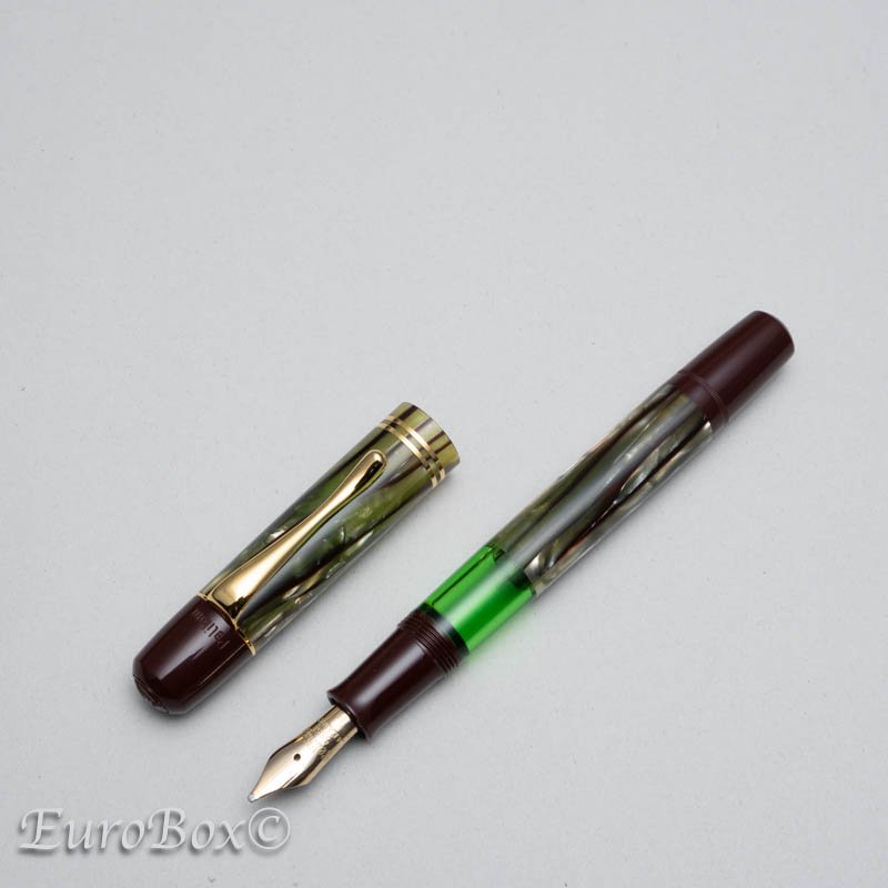 ペリカン 万年筆 M101N トータスシェル ブラウン Pelikan M101N Tortoiseshell-Brown - Euro Box