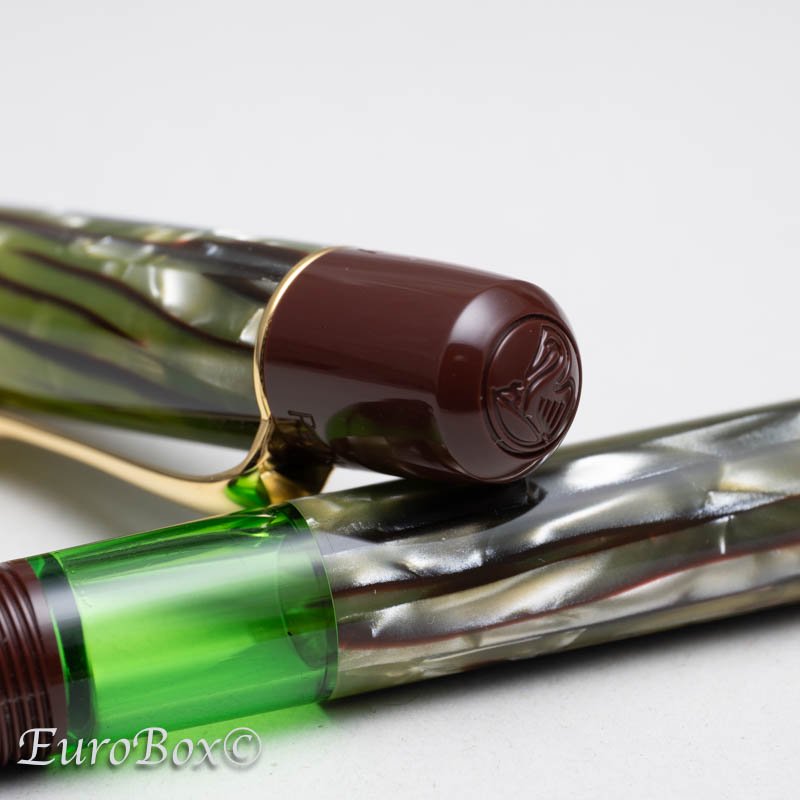 ペリカン 万年筆 M101N トータスシェル ブラウン Pelikan M101N Tortoiseshell-Brown - Euro Box