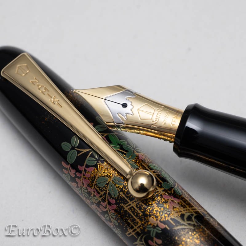 ナミキ 万年筆 ユカリコレクション 蒔絵 花垣 NAMIKI Yukari Collection Flower Fence - Euro Box