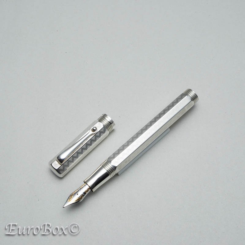 モンテグラッパ 万年筆 レミニッセンス デコール シルバー MONTEGRAPPA Reminiscence Decor Sterling  Silver - Euro Box