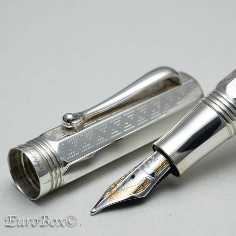 モンテグラッパ 万年筆 レミニッセンス デコール シルバー MONTEGRAPPA Reminiscence Decor Sterling  Silver - Euro Box