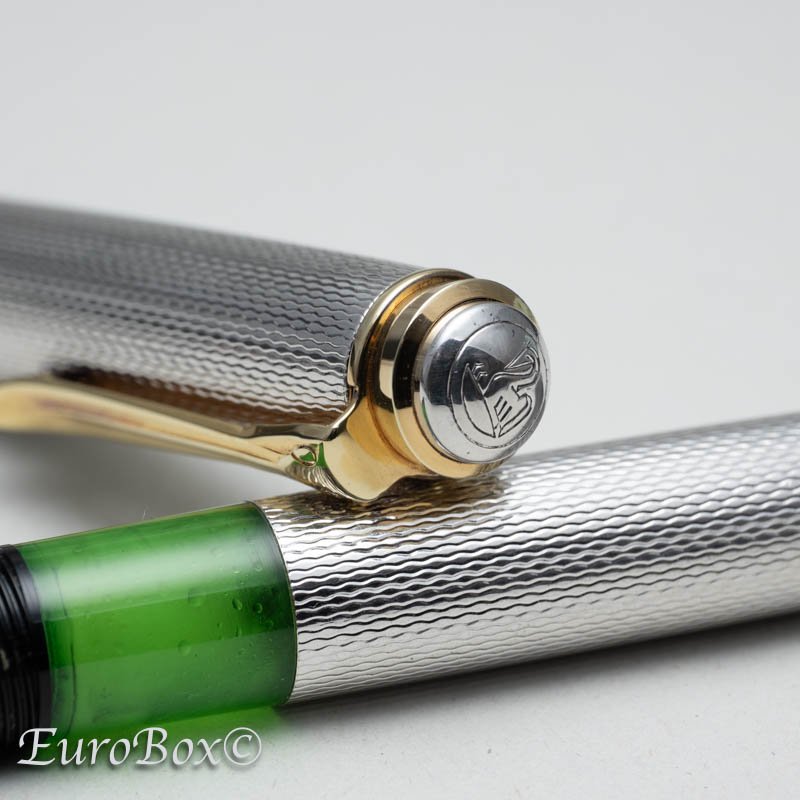 ペリカン 万年筆 M750 シルバー 創業150周年 Pelikan M750 Silver 150th Anniversary - Euro Box