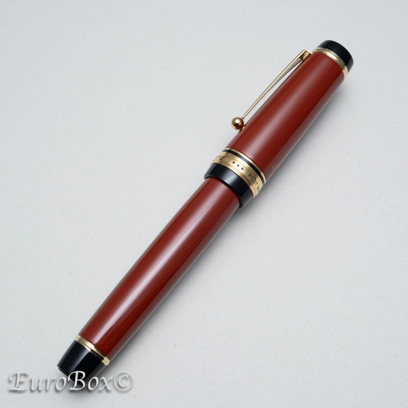 パイロット 万年筆 丸善日本橋限定 カスタム URUSHI 江戸柘榴 PILOT Custom Urushi Edo Pomegranate -  Maruzen Nihonbashi 2022 - Euro Box