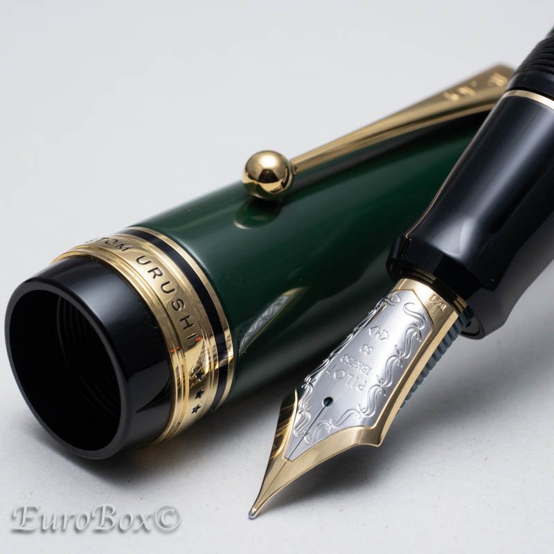 パイロット 万年筆 カスタム URUSHI 天鵞絨 PILOT Custom Urushi Velvet Green - Maruzen  Nihonbashi 2023 - Euro Box