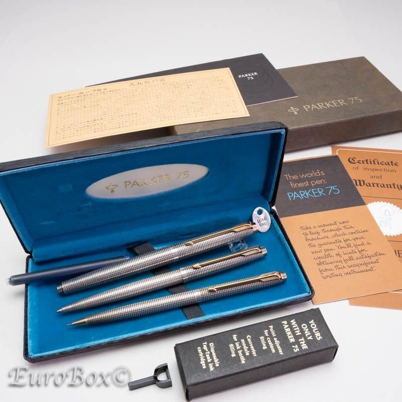 Parker 75 万年筆 シルバー シズレ柄 パーカー 万年筆/ボールペン/ペンシル 75 シズレ シルバー