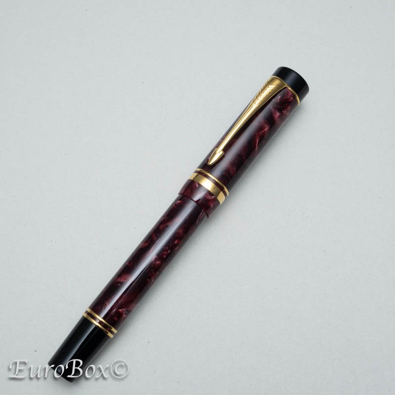 ѡ ǯɮ ǥ奪ե ƥ˥ ޡ֥å PARKER Duofold Centennial Marble Red