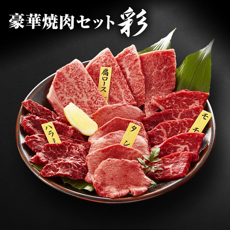 牛肉焼肉セット 彩【3人前～4人前】 | 肉の卸しジョウショー(通販)