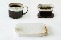 パン皿・コーヒーカップ・ドリッパー(3点セット)