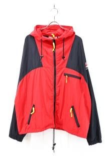 Used 90s Marlboro 2Tone Color Light Nylon Parka Jacket Size XL 