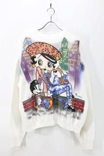 Used 90s Betty Boop Street Graphic Sweat Size XL  