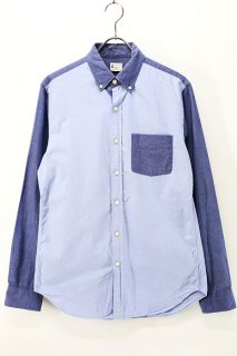 Used 00s JCREW 2Tone Cotton BD Shirt Size S 