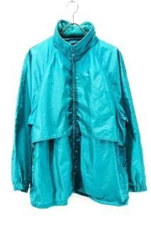 Used 80s Eddie Bauer Ripstop Nylon Packable Jacket Size L 