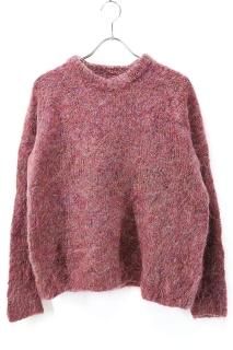 Used Womens 80s Unknown Mix Color Shaggy Knit SIze L  