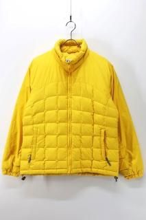 Used Womens 90s Columbia Yellow Down Blouson Jacket Size L 