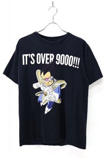 Used 00s DRAGON BALL Z Its Over 9000 Vegeta Graphic T-Shirt Size M 