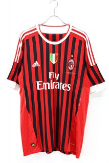 Used 90s-00s adidas AC MILAN Foot Ball Game Shirt Size XL 