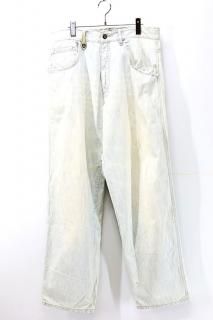 Used 90s-00s pelle pelle Blue White Wide Denim Pants Size W35 L34 