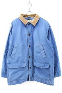 Used 00s LL Bean Blue Original Field Hunting Jacket Size L 