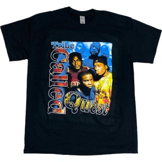 <img class='new_mark_img1' src='https://img.shop-pro.jp/img/new/icons24.gif' style='border:none;display:inline;margin:0px;padding:0px;width:auto;' />"A Tribe Called Quest" Vintage Style T-Shirt -BLACK-