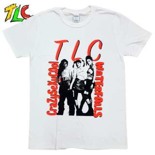 TLC "Waterfalls" Official T-Shirt -WHITE-