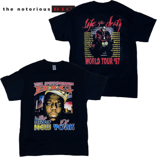 Notorious B.I.G. Life After Death Tour Reproduction T-Shirt -BLACK-