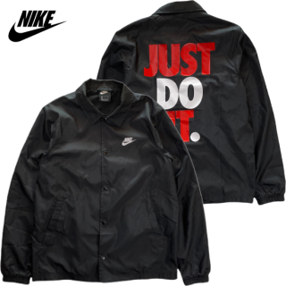 <img class='new_mark_img1' src='https://img.shop-pro.jp/img/new/icons24.gif' style='border:none;display:inline;margin:0px;padding:0px;width:auto;' />NIKE "JUST DO IT." Coarch Jacket -BLACK-