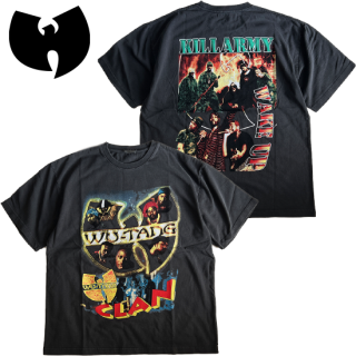 "Wu-Tang Clan" Vintage Style T-Shirt -D.GREY-
