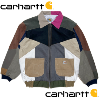 Carhartt "Remake" Patchwork Duck Jacket -MULTI 1-