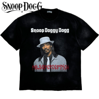 "SNOOP DOGGY DOGG" Vintage Style T-Shirt -Vintage BLACK-
