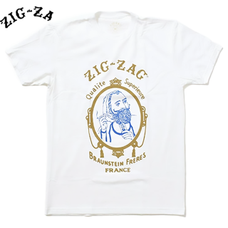 Zig-Zag "Classic" T-Shirt -WHITE-