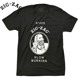 Zig-Zag "Classic" T-Shirt -BLACK-
