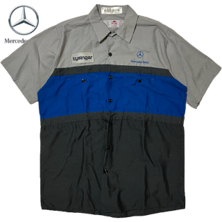 "Mercedes-Benz" S/S Racing Shirt -GREY-