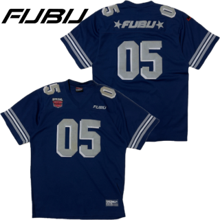 "FUBU" Football Jersey -NAVY-