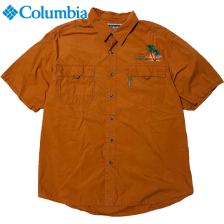 "Columbia" S/S Shirt -BROWN-