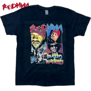 REDMAN "Muddy Waters" Vintage Style T-Shirt -BLACK-