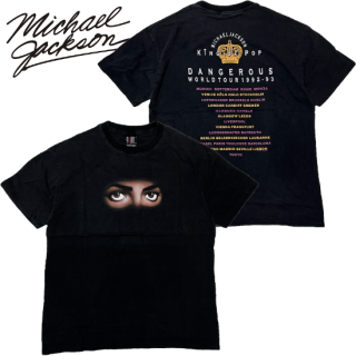 Michael Jackson "Dangerous Tour 1992/93" T-Shirt -BLACK-