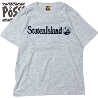 POSSE "Staten Island" T-Shirt -ASH GREY-