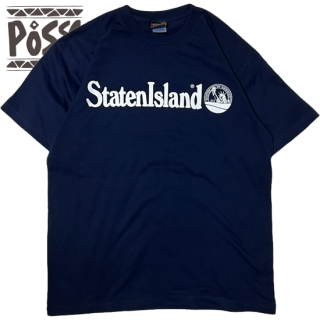 POSSE "Staten Island" T-Shirt -NAVY-