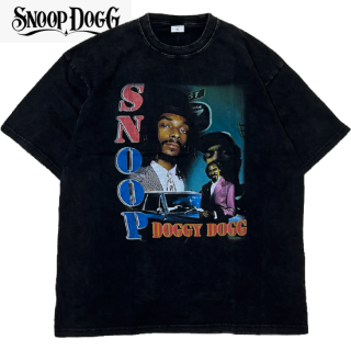 "SNOOP DOGGY DOGG" Vintage Style T-Shirt -Vintage BLACK-
