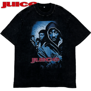 TUPAC "JUICE" T-Shirt -Vintage BLACK-