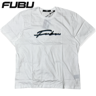 FUBU "TRIPLE SIGNATURE" T-Shirt -WHITE-