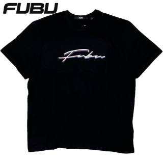 FUBU "TRIPLE SIGNATURE" T-Shirt -BLACK-