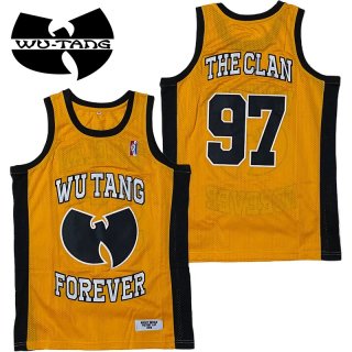 Wu-Tang Clan "Wu-Tang Forever" Basketball Jersey -YELLOW-