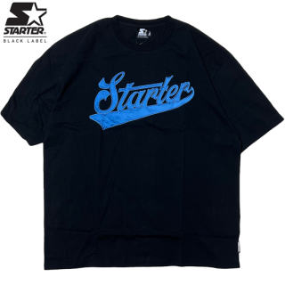 STARTER BLACK LABEL "Satin Logo" T-Shirt -BLACK-