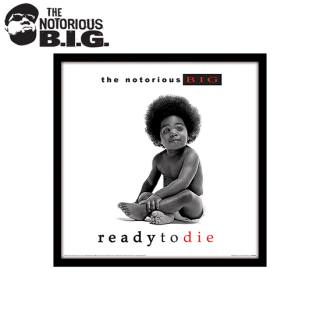 THE NOTORIOUS B.I.G. "ready to die" Collectable Official Framed Poster