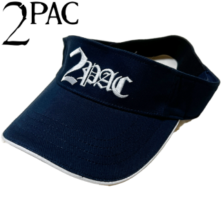 2PAC "Logo" Sunvisor Cap -NAVY-